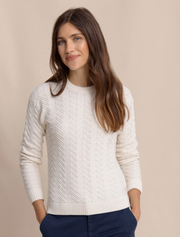 Saige Sweater | Sand White
