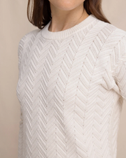 Saige Sweater | Sand White
