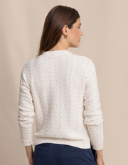 Saige Sweater | Sand White