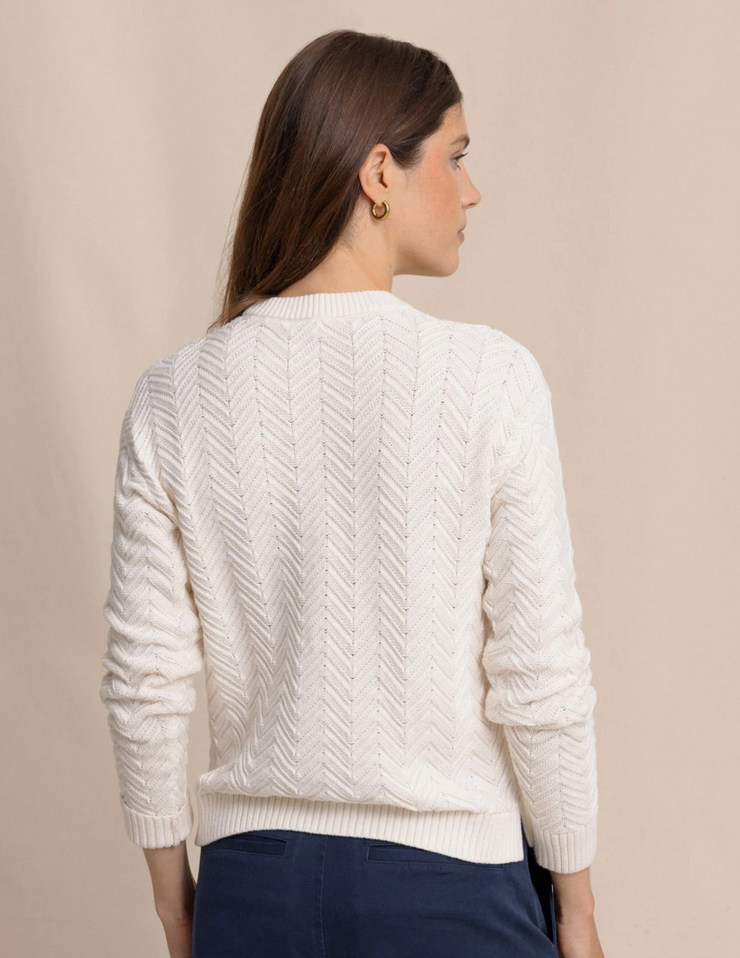 Saige Sweater | Sand White