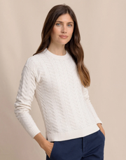 Saige Sweater | Sand White