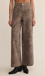 Marli Denim Leopard Pant