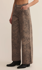 Marli Denim Leopard Pant