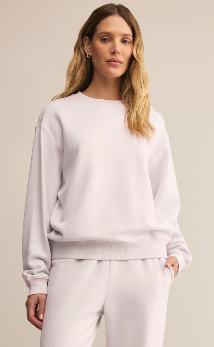 Classic Boyfriend Sweatshirt | Lavender Ice