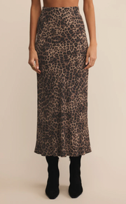 Izabel Leopard Skirt