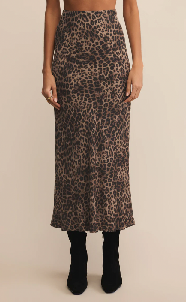 Izabel Leopard Skirt