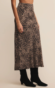 Izabel Leopard Skirt