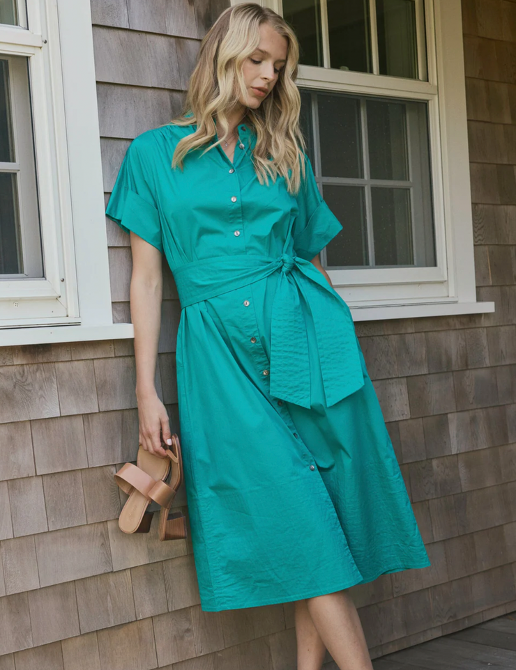 Shelbi Midi Dress | Spruce Shade