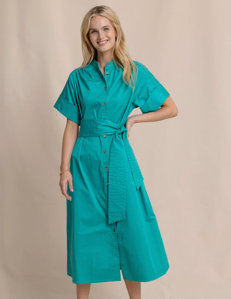 Shelbi Midi Dress | Spruce Shade