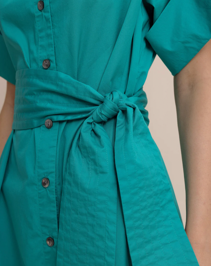 Shelbi Midi Dress | Spruce Shade