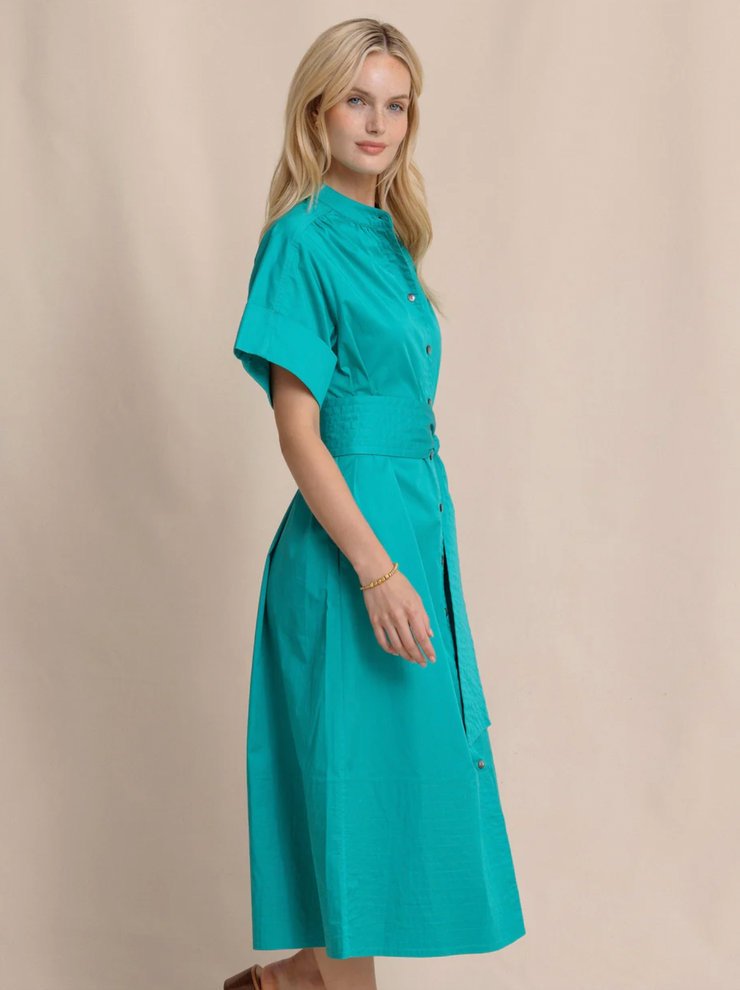 Shelbi Midi Dress | Spruce Shade