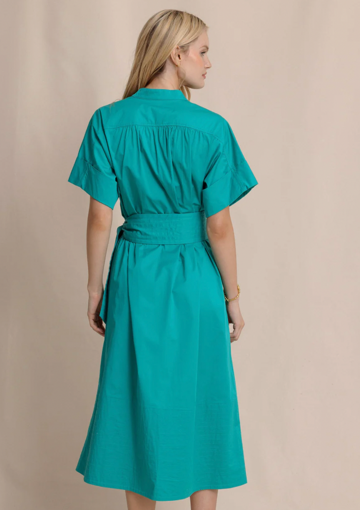 Shelbi Midi Dress | Spruce Shade
