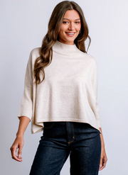 Aja 'Ortho' Solid Top | Ecru - *RESTOCKING NEXT WEEK*