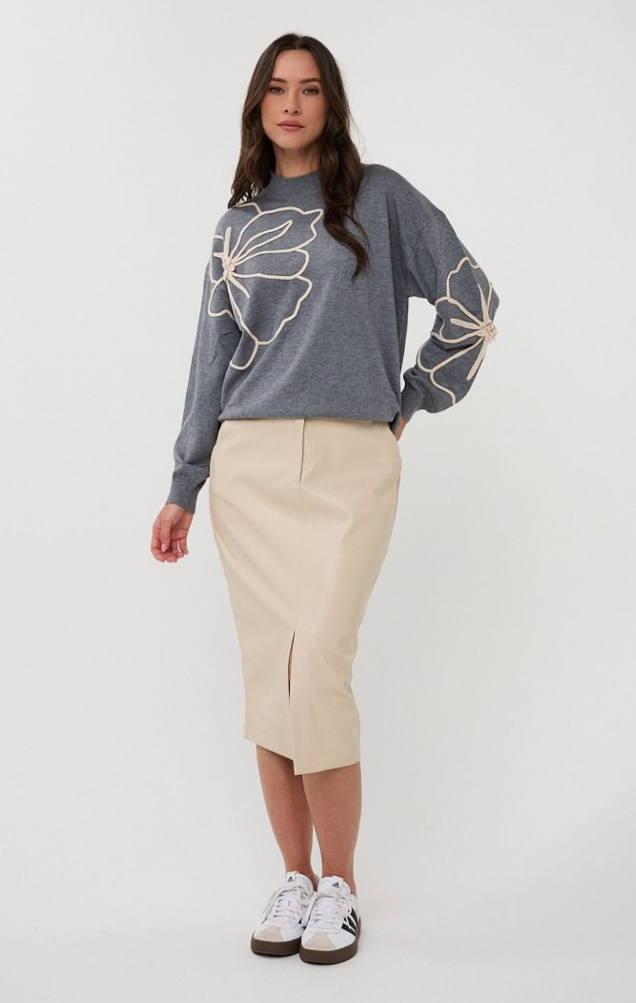 Teton Vegan Leather Skirt