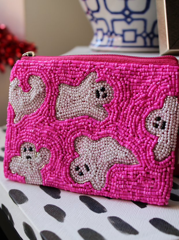 GHOULfriends Pink Coin Purse