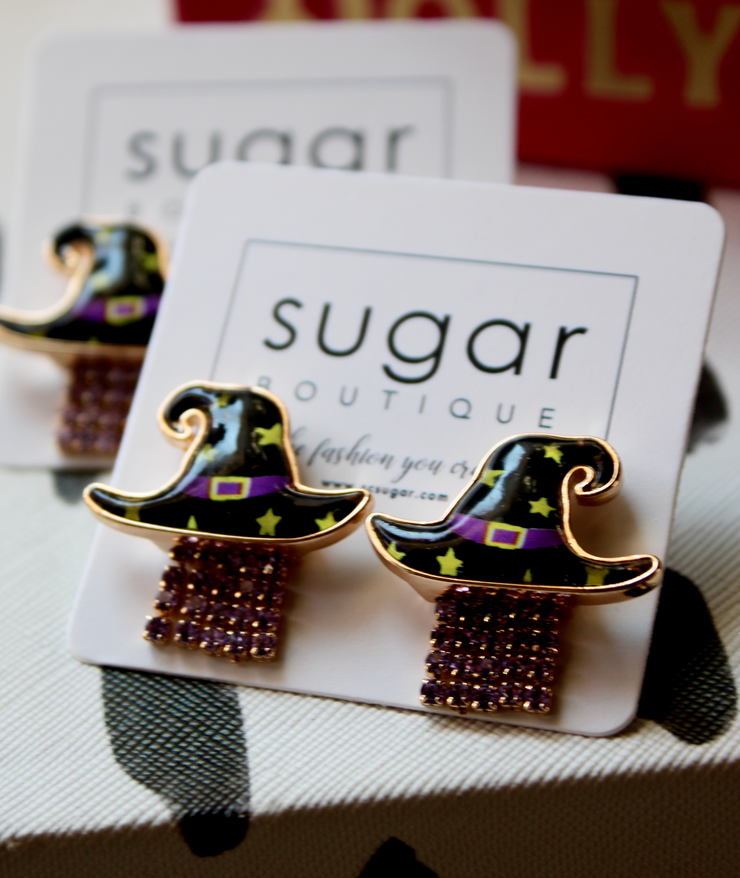 Sparkling Witch Studs