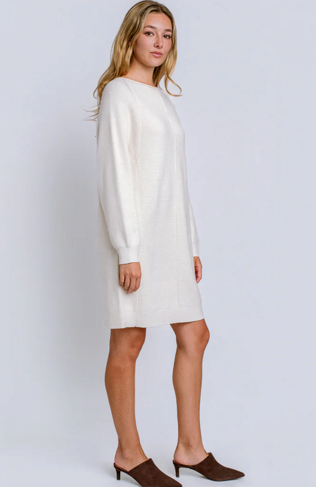 Asima Sweater Dress | Cream