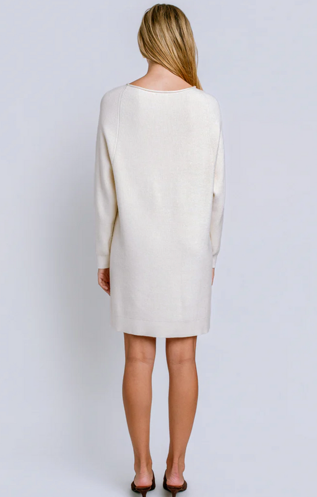 Asima Sweater Dress | Cream