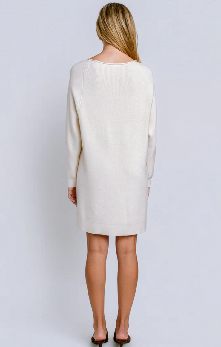 Asima Sweater Dress | Cream
