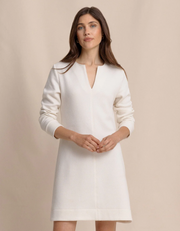Cody Jacquard Dress | Sand White