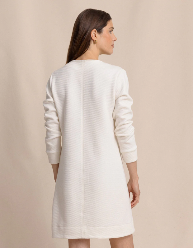 Cody Jacquard Dress | Sand White
