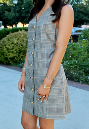 Upper East Side Plaid Dress