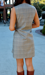 Upper East Side Plaid Dress