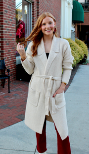 Aspen Soft Blend Belted Sweater Cardigan