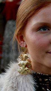 Fringy Fall Leaf Earring