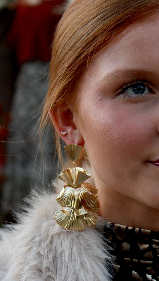 Fringy Fall Leaf Earring