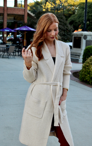 Aspen Soft Blend Belted Sweater Cardigan
