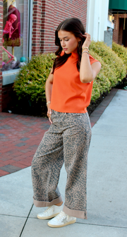 Betty Top | Orange Flame