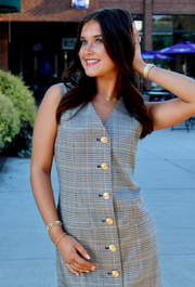 Upper East Side Plaid Dress