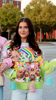 Christmas Candyland Knit Sweater