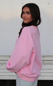 Pink Mahjong Christmas Tree Sweatshirt
