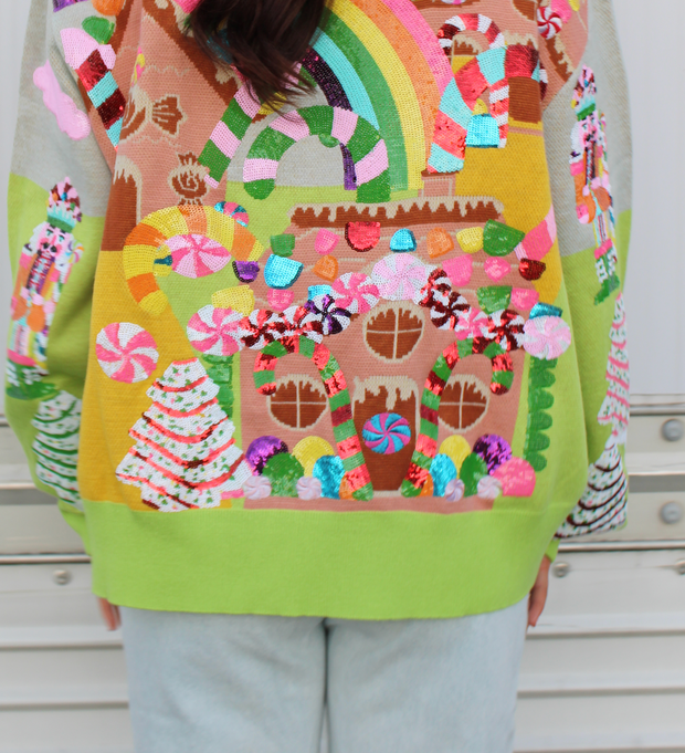 Christmas Candyland Knit Sweater