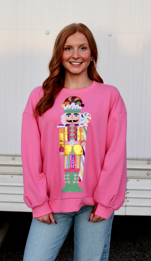 Pink Candyland Nutcracker Sweatshirt