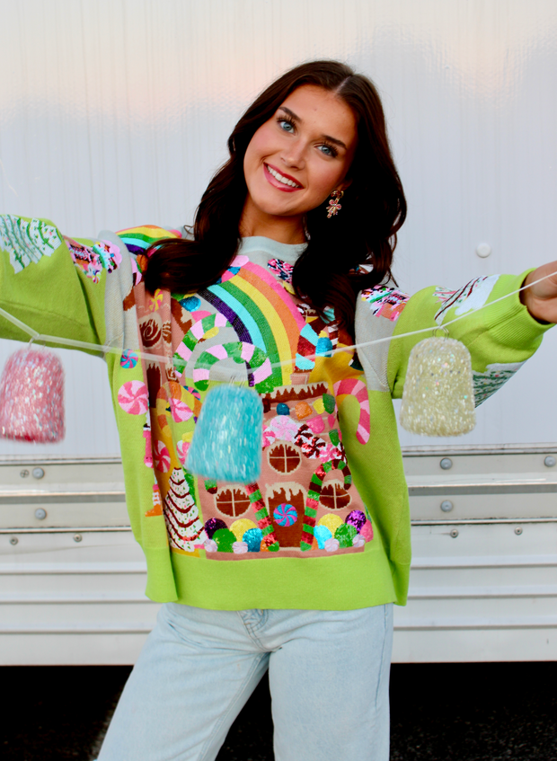 Christmas Candyland Knit Sweater
