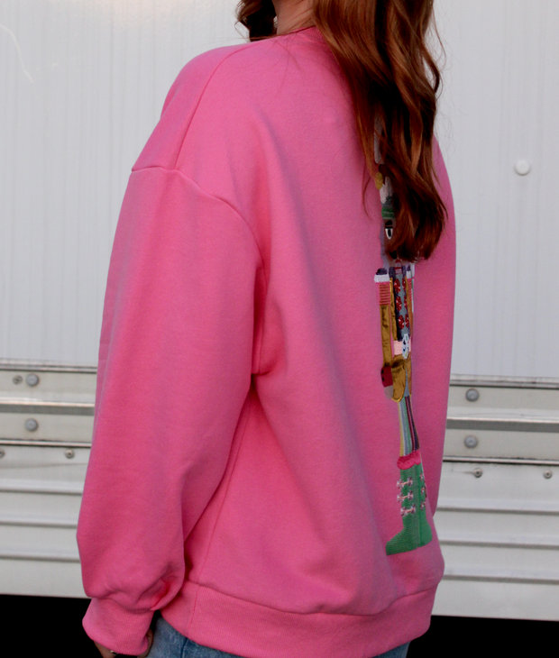 Pink Candyland Nutcracker Sweatshirt