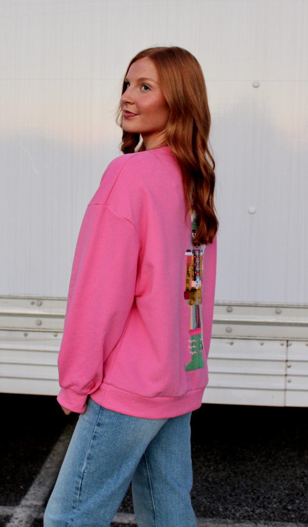 Pink Candyland Nutcracker Sweatshirt