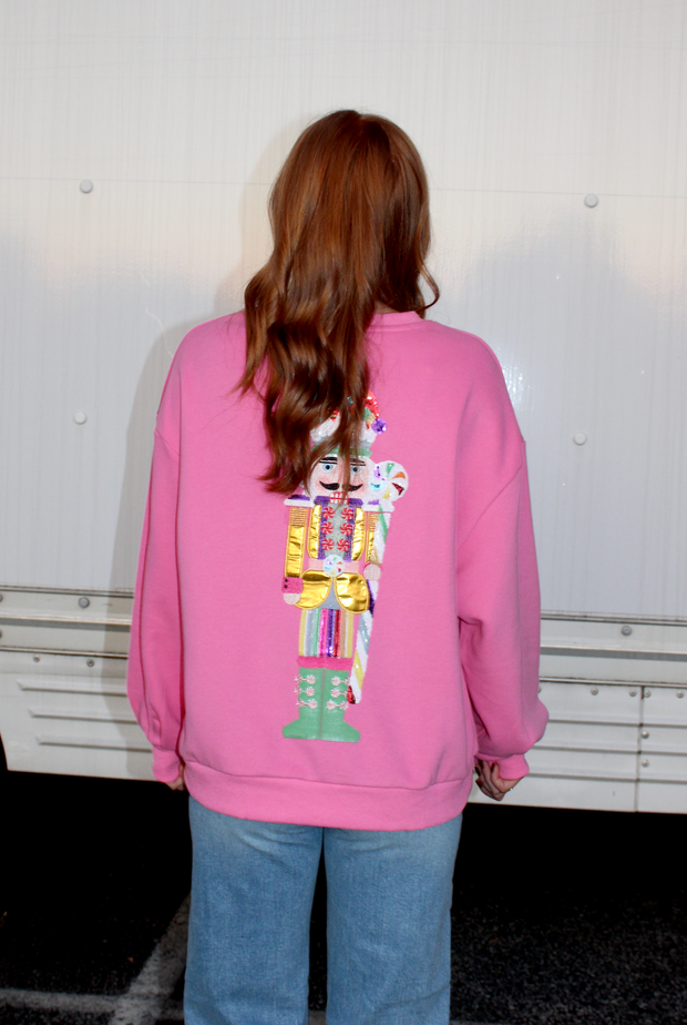 Pink Candyland Nutcracker Sweatshirt