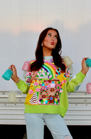Christmas Candyland Knit Sweater
