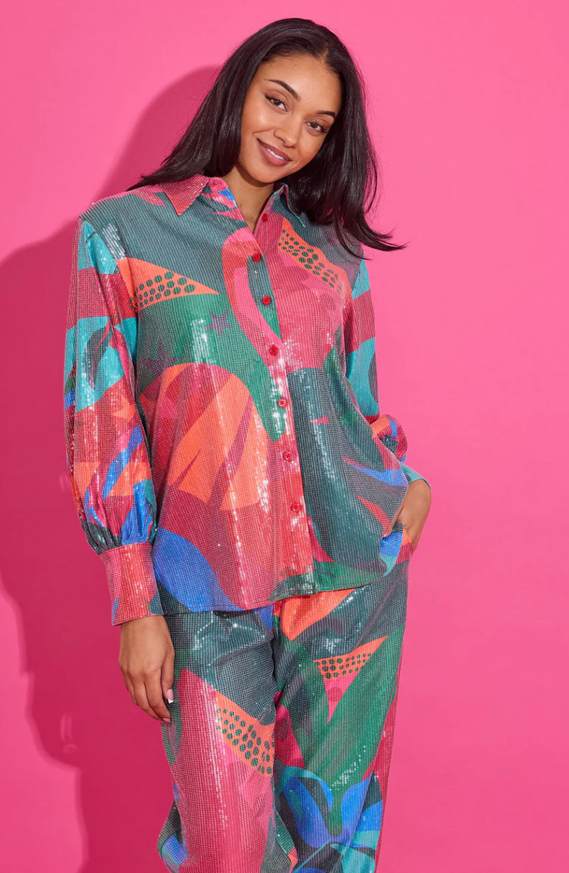 Sadie Top | Tropical Jingle - M