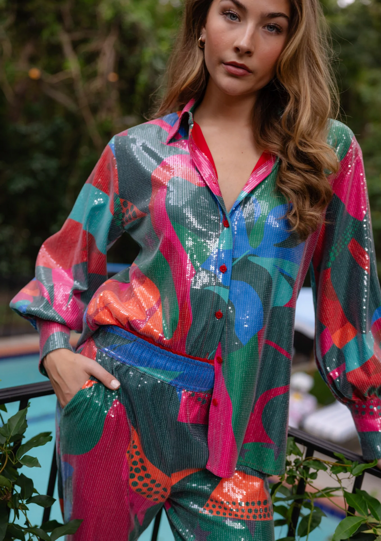 Sadie Top | Tropical Jingle