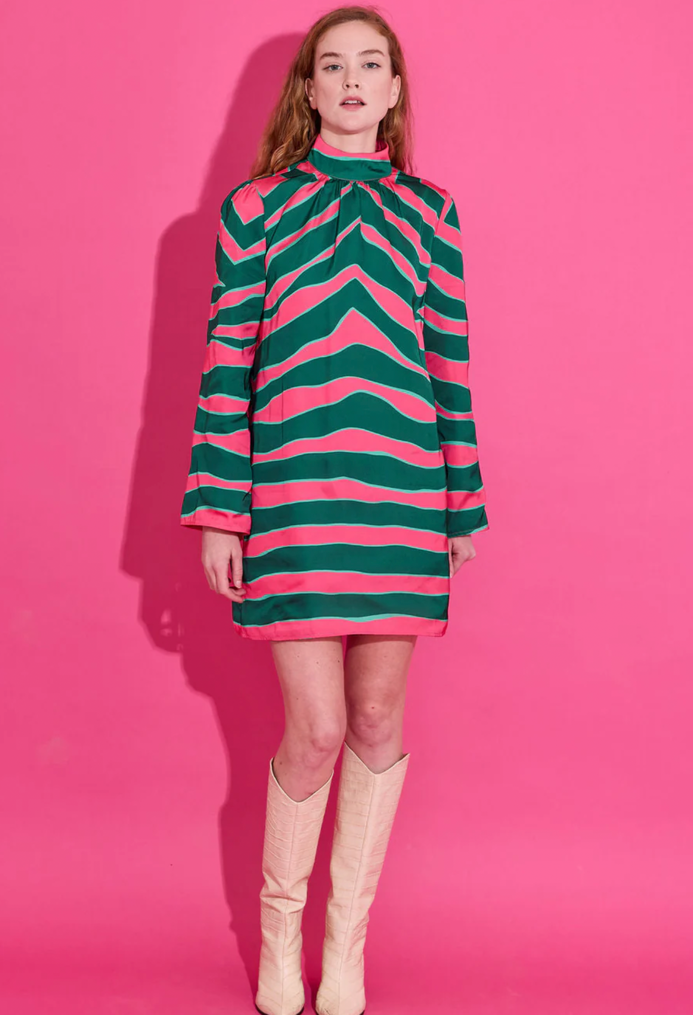 Emery Dress | Ziggy Palm - S