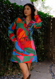 Logan Dress | Tropical Jingle