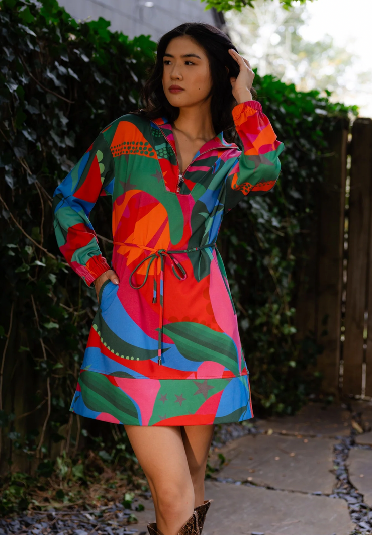 Logan Dress | Tropical Jingle