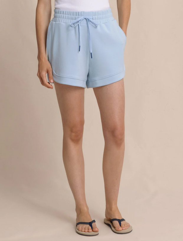 Maxine Luxe Lounge Short | Cerulean