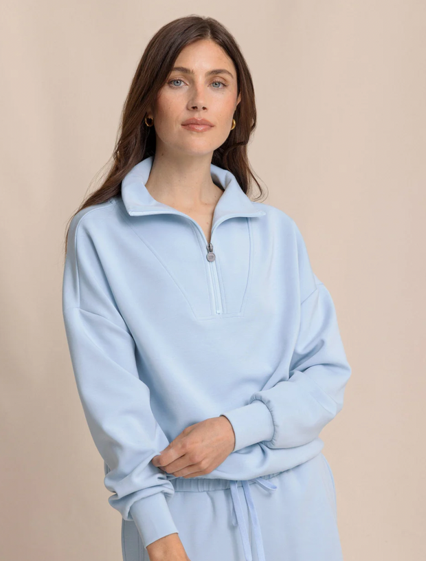Danielle Luxe Lounge Pullover | Cerulean