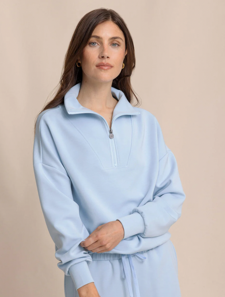 Danielle Luxe Lounge Pullover | Cerulean